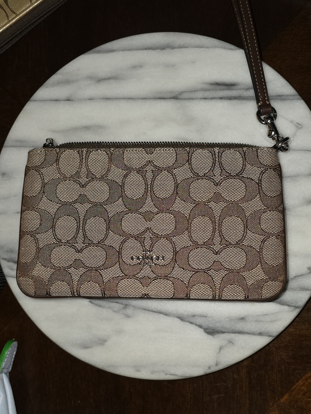 Coach Ashton Signature Canvas Wristlet Brand New!💖 - Picture 4 of 11